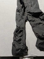 Mountian Tek RareBlack Ski Snow Board Zipper Pants size L