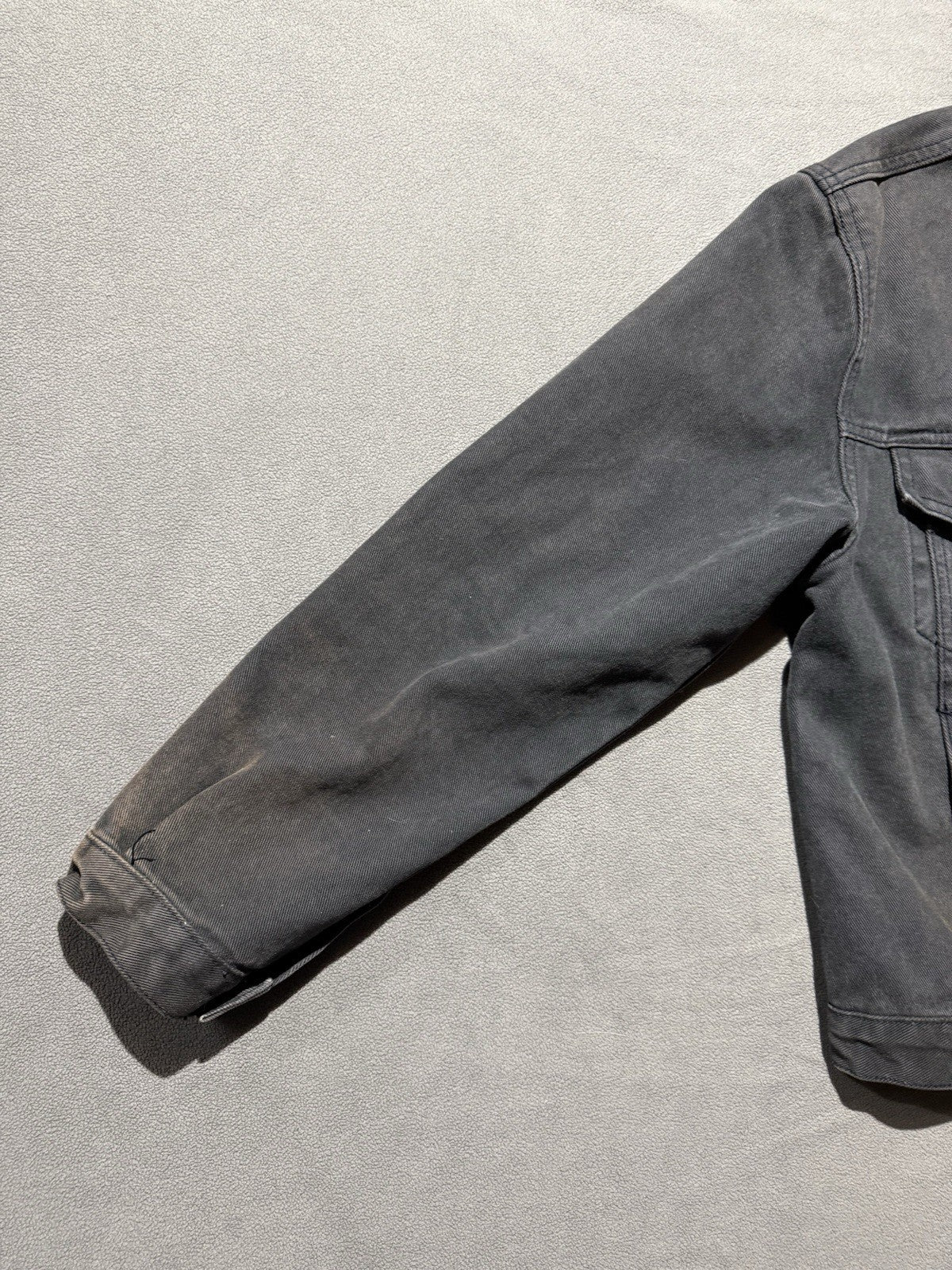 J Galt Rustic Denim Jean Jacket Corduroy Collar Women’s Small