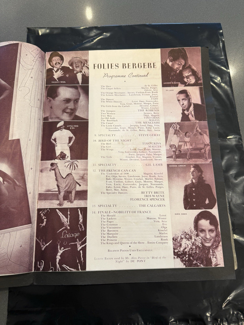 1939 Famous Folies Bergere Theatre Program Treasure Island San Francisco