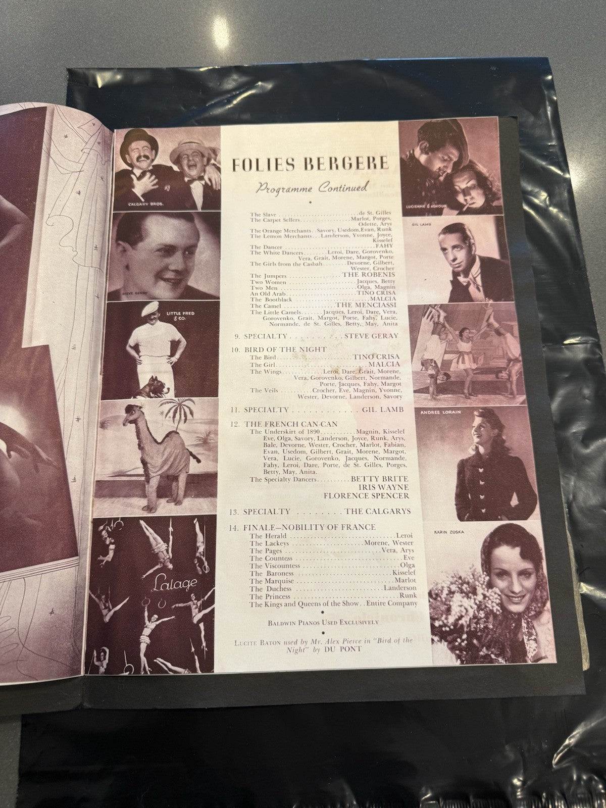 1939 Famous Folies Bergere Theatre Program Treasure Island San Francisco