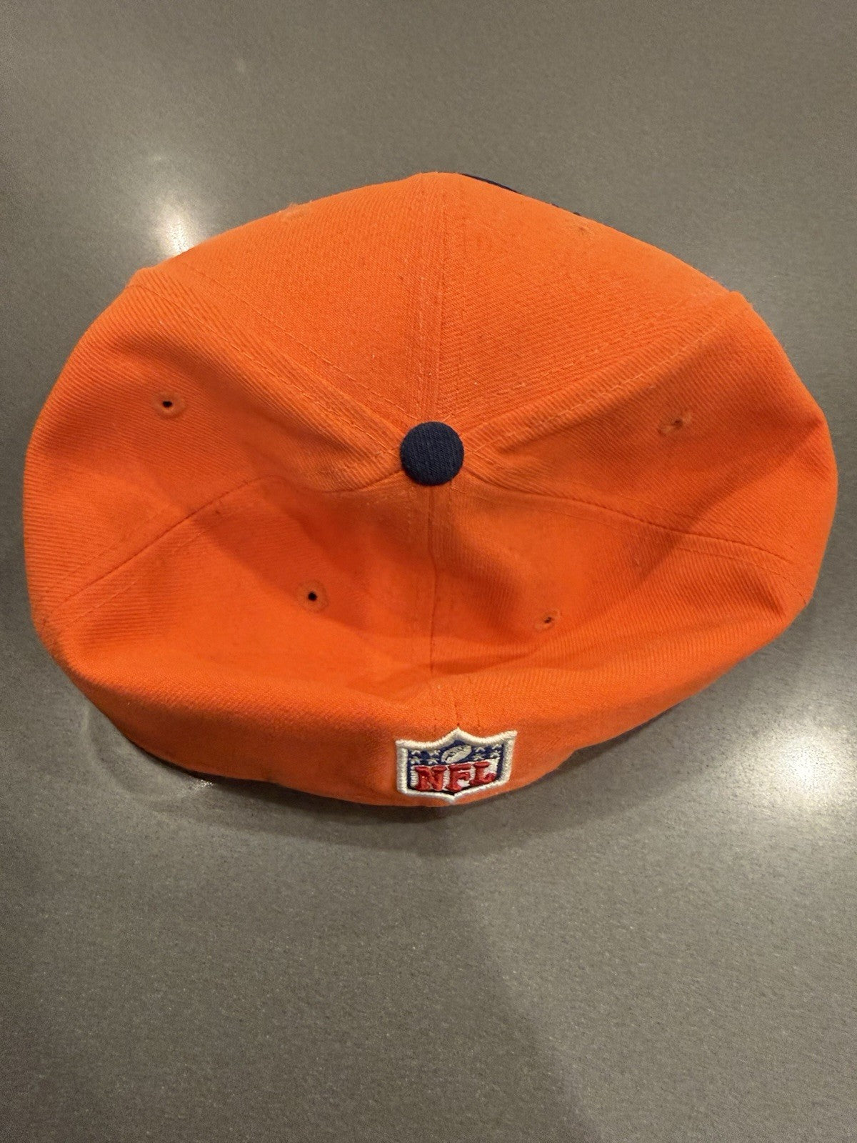 Denver Broncos Fitted Hat 7 1/2 New Era 59fifty Orange NFL