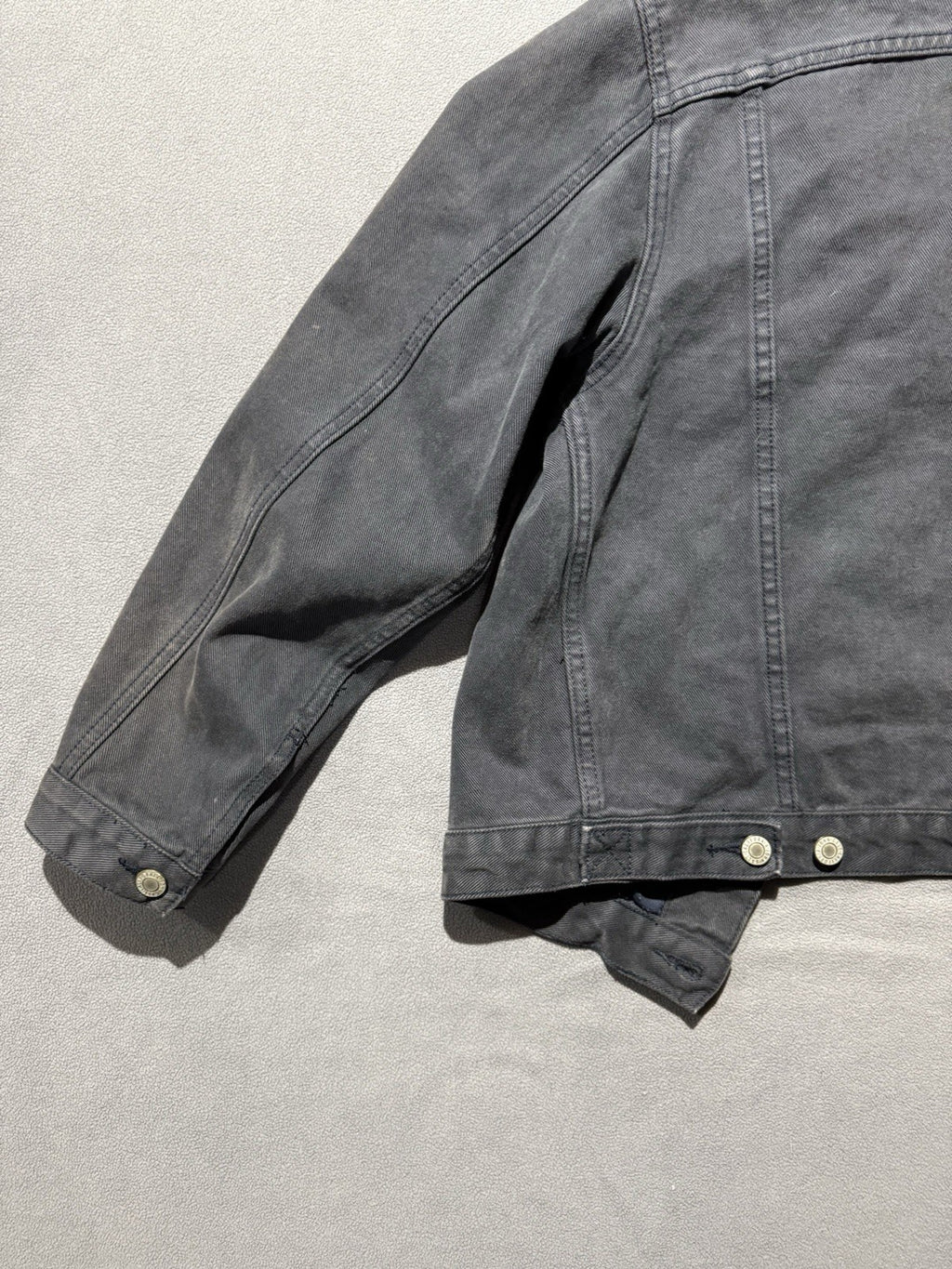 J Galt Rustic Denim Jean Jacket Corduroy Collar Women’s Small