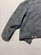 J Galt Rustic Denim Jean Jacket Corduroy Collar Women’s Small