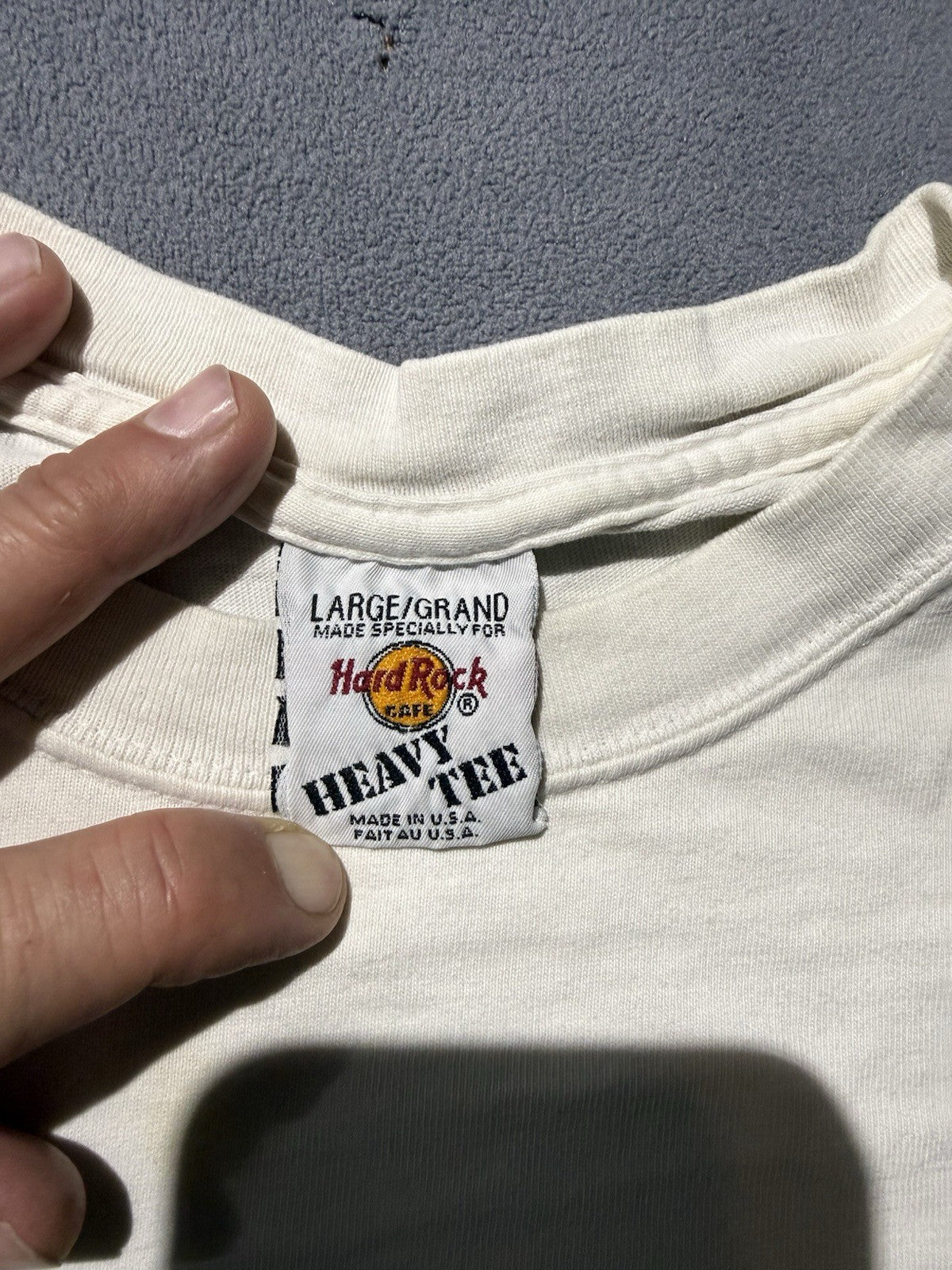 Vintage Hard Rock Cafe Orlando Florida Art Print T Shirt USA Save The Planet