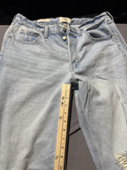Universal Thread Women's Jeans Mid Rise 90s Baggy Leg Light Wash Size 10R