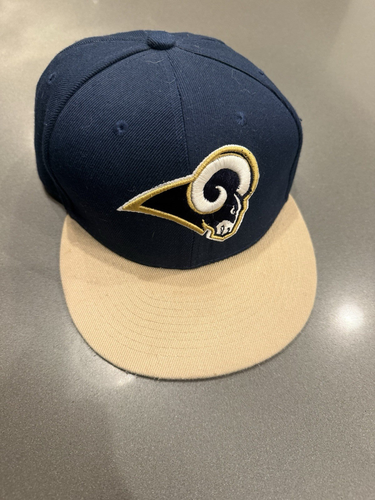 Rare St. Louis Rams NFL New Era 9fifty Hat Cap Snapback Logo Under Bill Of Cap