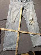 Universal Thread Women's Jeans Mid Rise 90s Baggy Leg Light Wash Size 10R