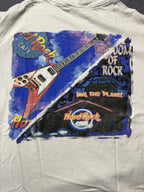Vintage Hard Rock Cafe Orlando Florida Art Print T Shirt USA Save The Planet