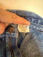 Dickies Carpenter Denim Workwear Men's Blue Jeans 44x32 Relaxed Fit