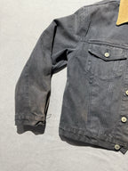 J Galt Rustic Denim Jean Jacket Corduroy Collar Women’s Small