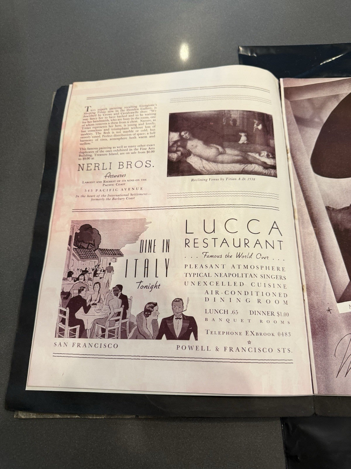 1939 Famous Folies Bergere Theatre Program Treasure Island San Francisco