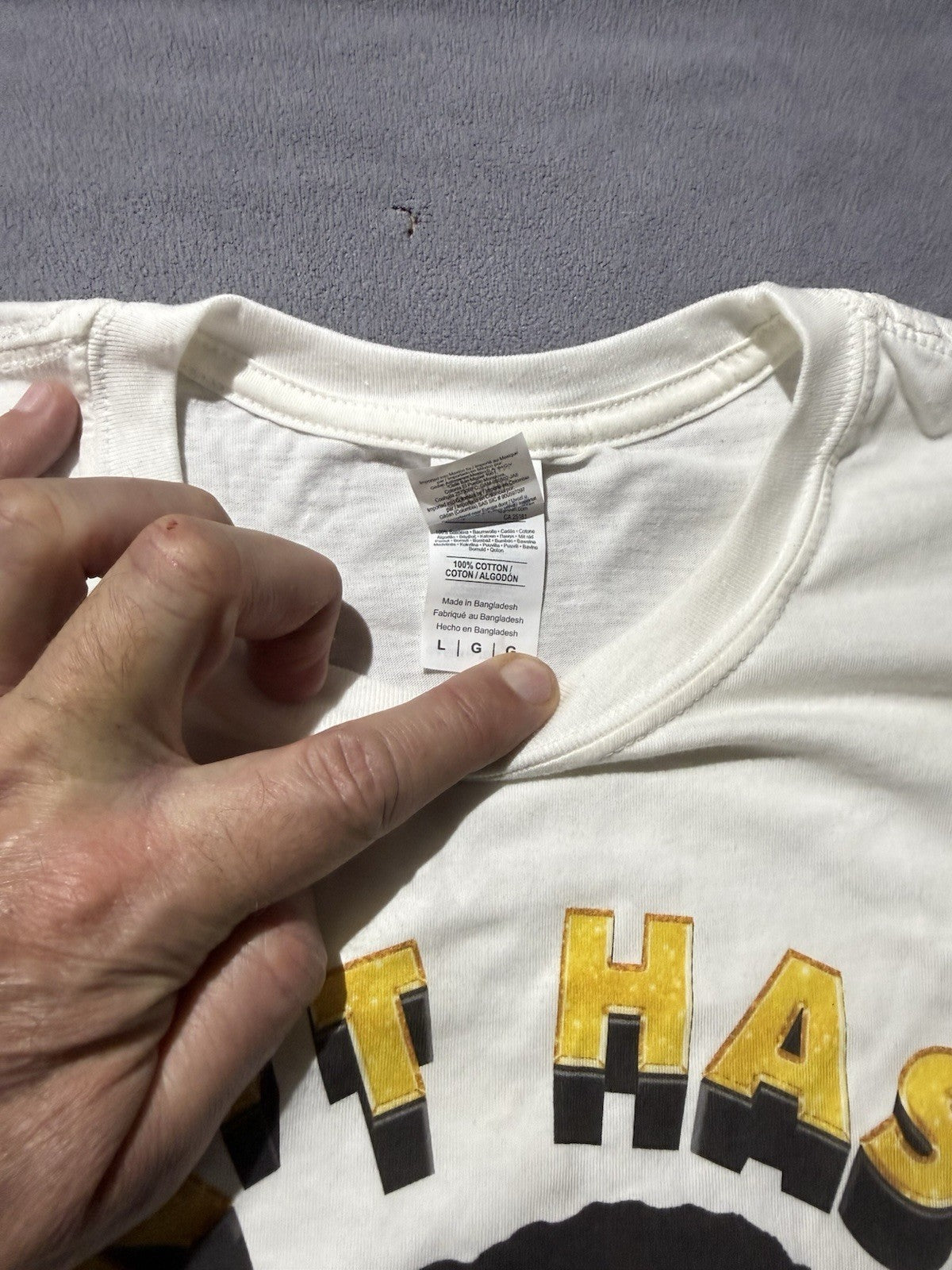 Signed David Hasselhoff ‘Don’t Hassel The Hoff’ Shirt 2019 London Play 9 To 5