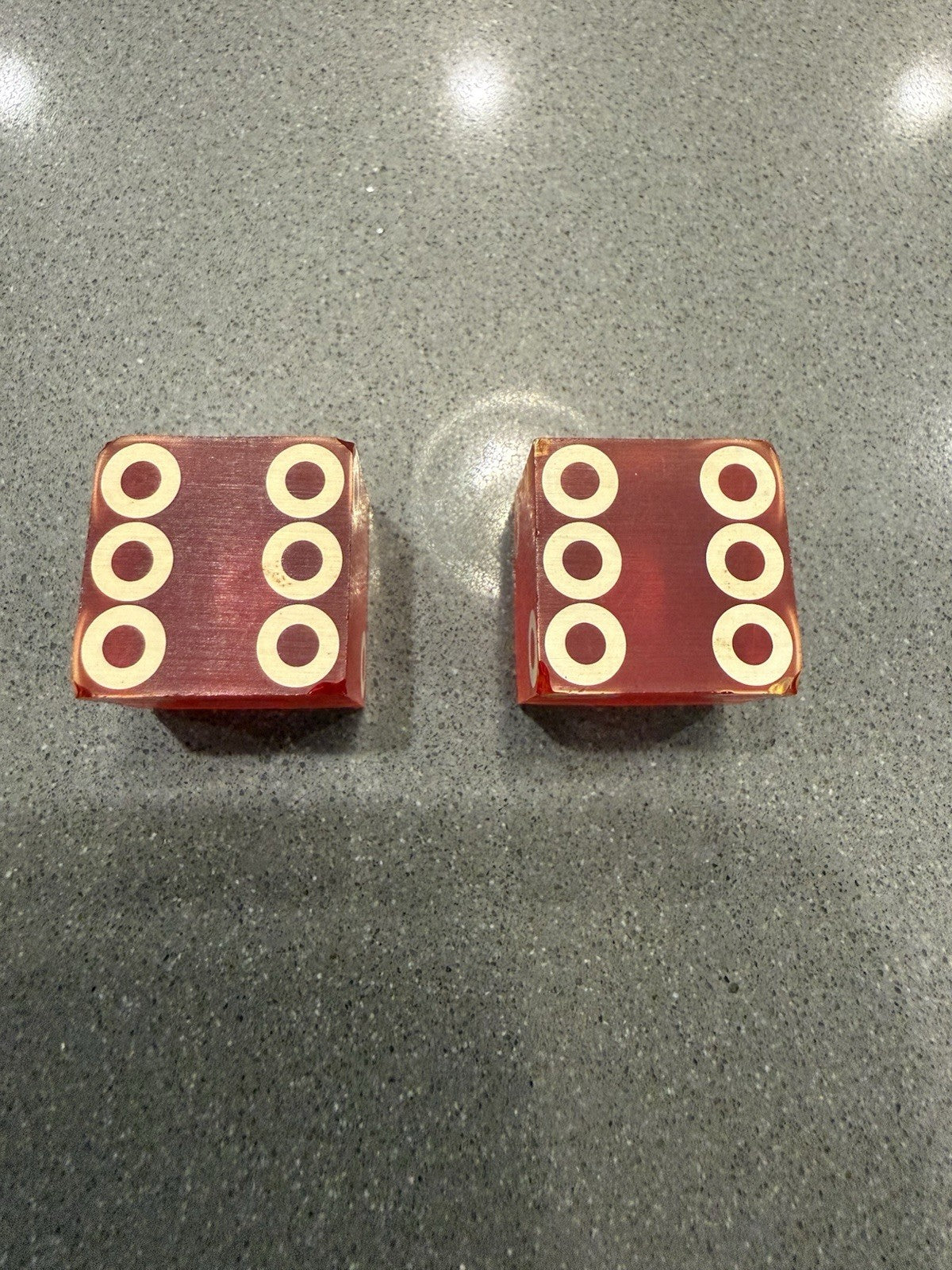 Rare Vintage Reno Nevada Mapes Hotel and  Casino Dice