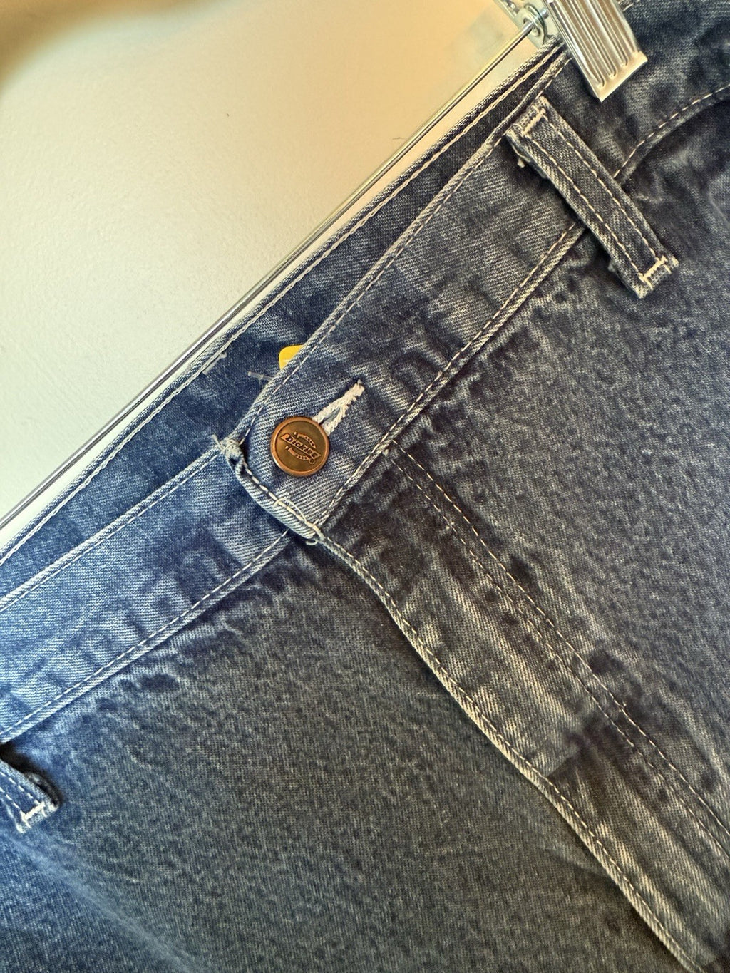 Dickies Carpenter Denim Workwear Men's Blue Jeans 44x32 Relaxed Fit