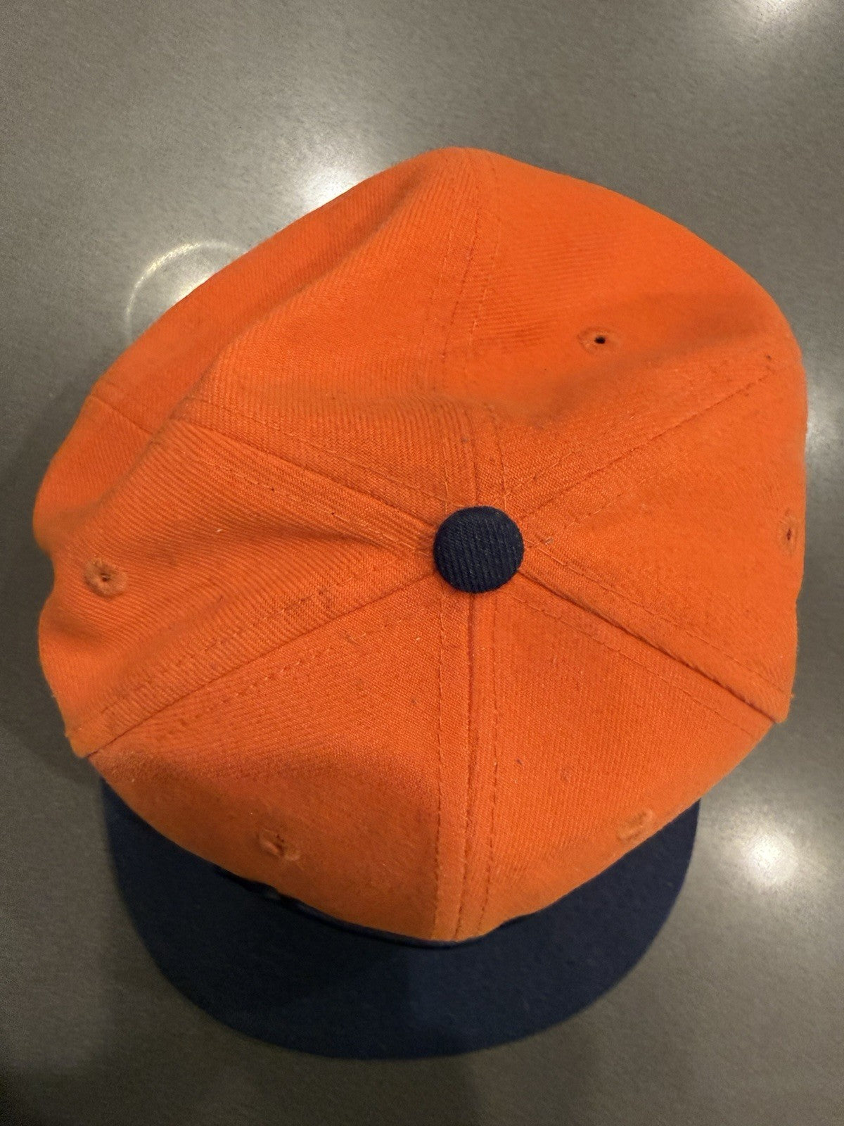 Denver Broncos Fitted Hat 7 1/2 New Era 59fifty Orange NFL