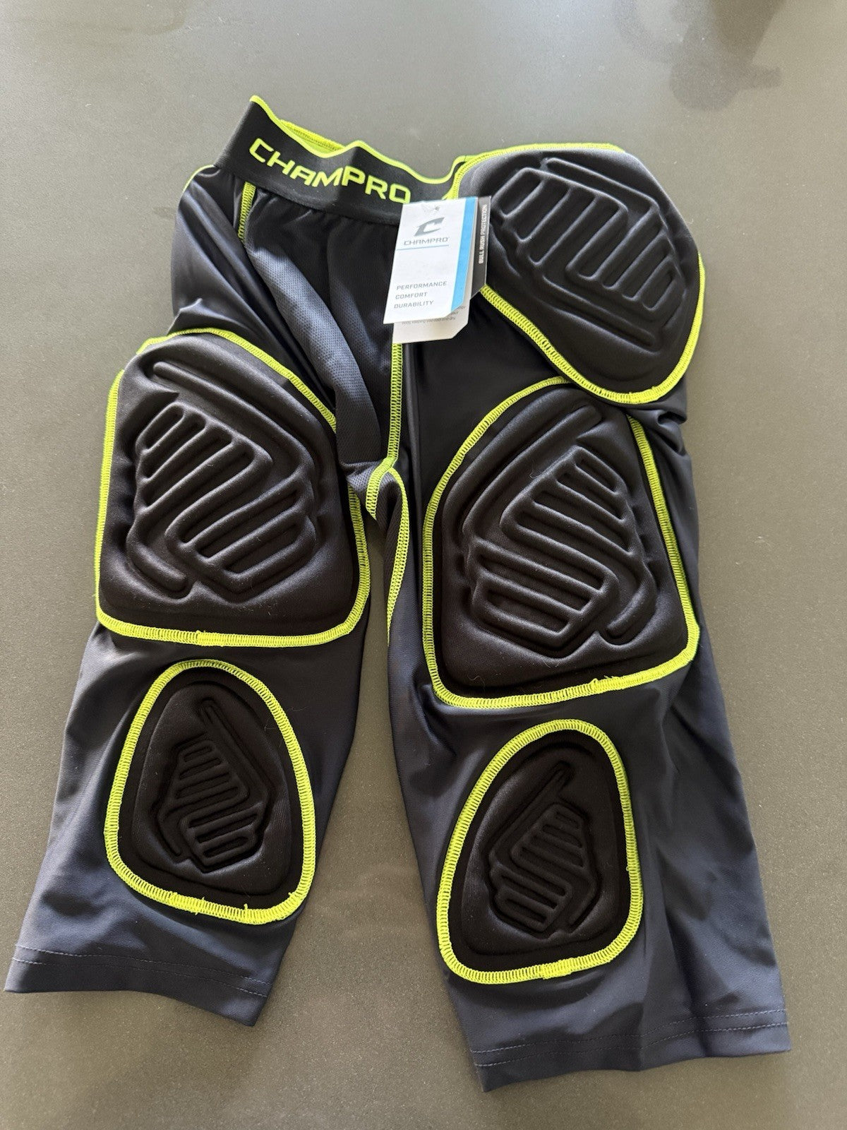 Champro Mens Bull Rush 7 Padded Integrated Football Girdle With Pads Adult M