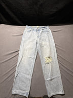 Universal Thread Women's Jeans Mid Rise 90s Baggy Leg Light Wash Size 10R