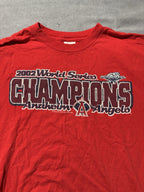 Rare Anaheim Angels 2002 World Series Champions Tshirt Large-Delta Pro Weight
