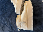 CUSIONAIRE Size 11M HIPPY Boot Bootie Platform Chestnut Memory Foam