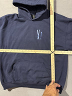 Delta Delta Delta Tri Delta McCall Ski Sweatshirt Hoodie XL Navy Blue