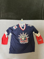 Blue CCM New York Rangers "Statue Of Liberty" XL Blank Jersey