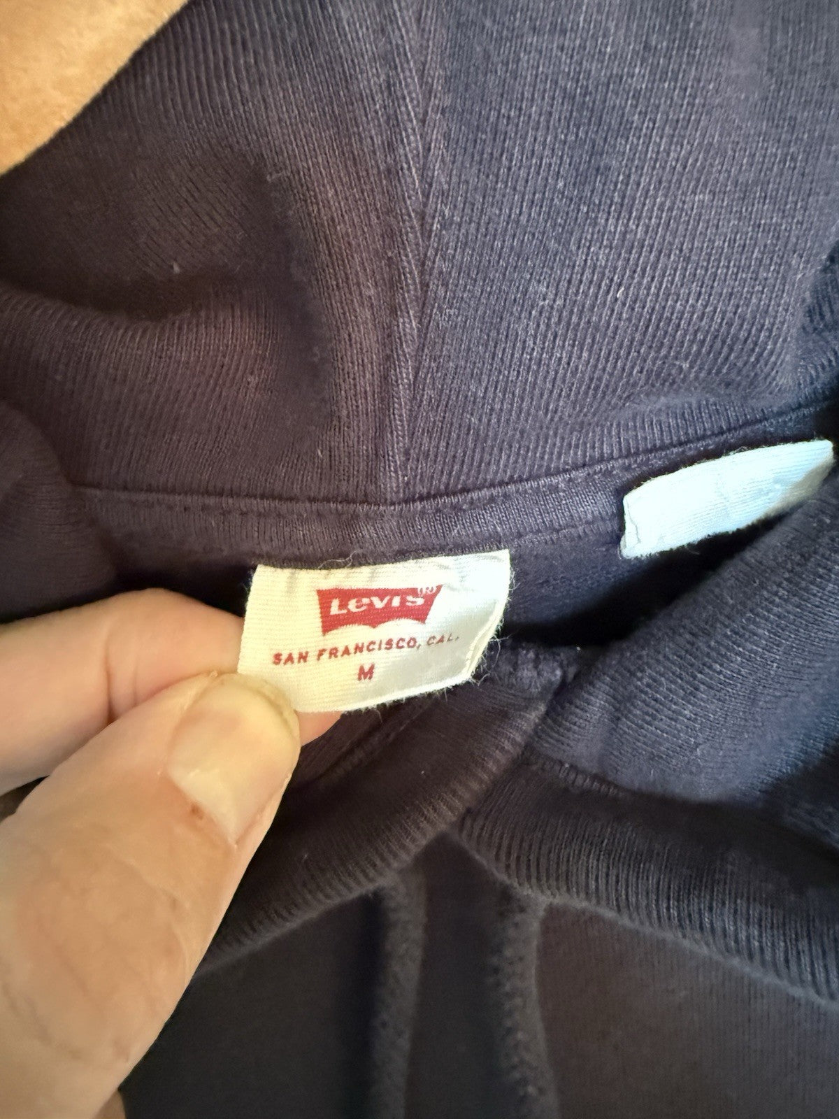 Levi's Hoodie Size M Sweater. Red Logo With Vintage Feel.