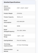 HAHA Freezer 550 AI Smart Cooler