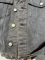 J Galt Rustic Denim Jean Jacket Corduroy Collar Women’s Small