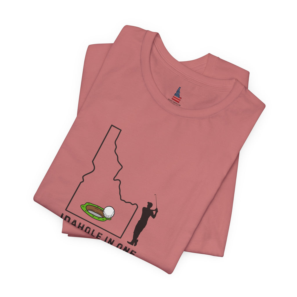 Idahole In One Men's Golf T-Shirt