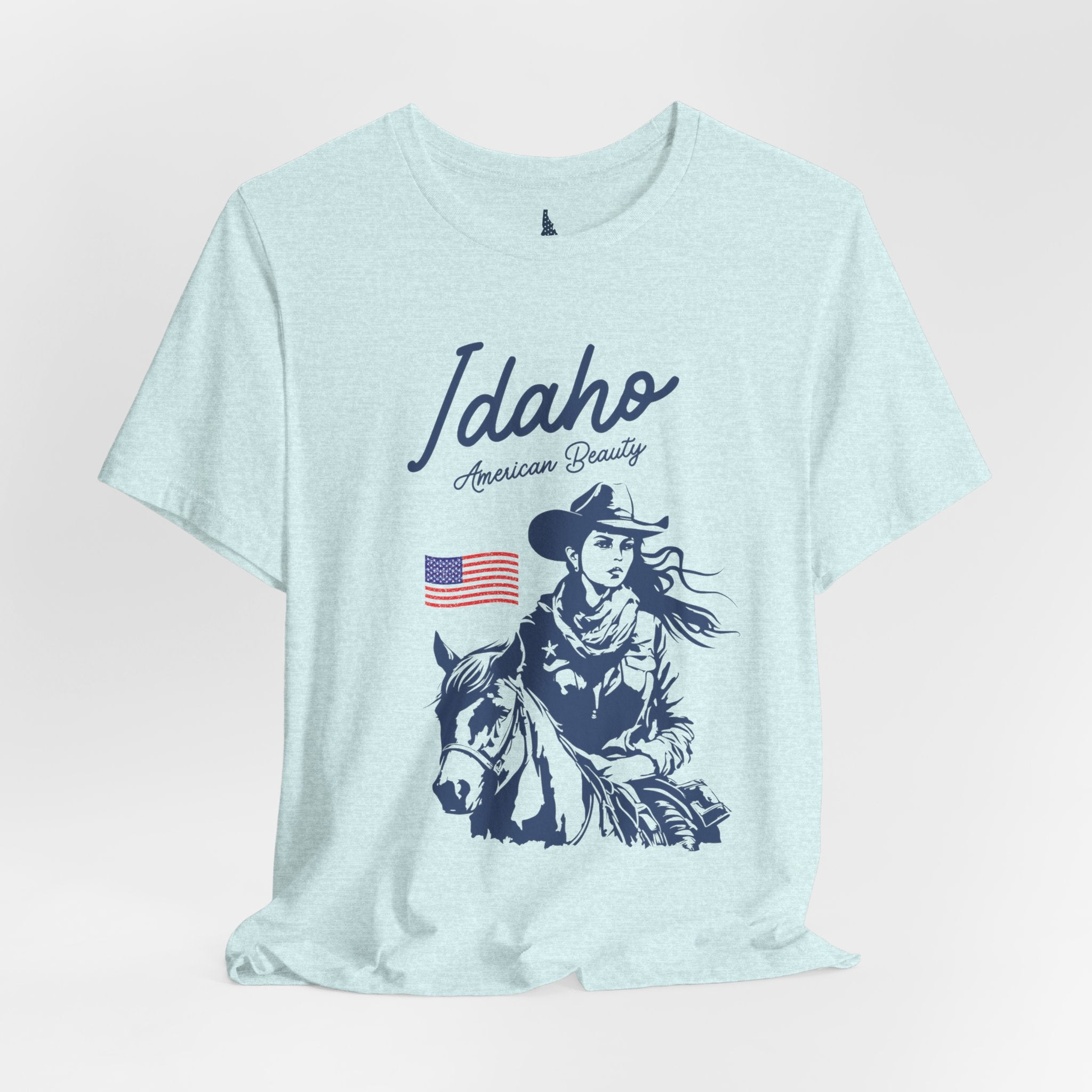 Idaho American Beauty Cowgirl Western T-Shirt