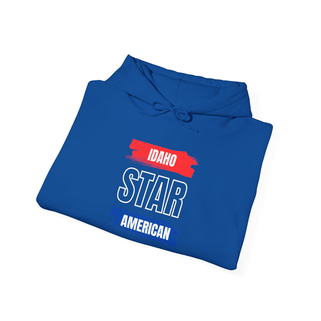 Idaho American 'Star' Hoodie with Sleeve Logo
