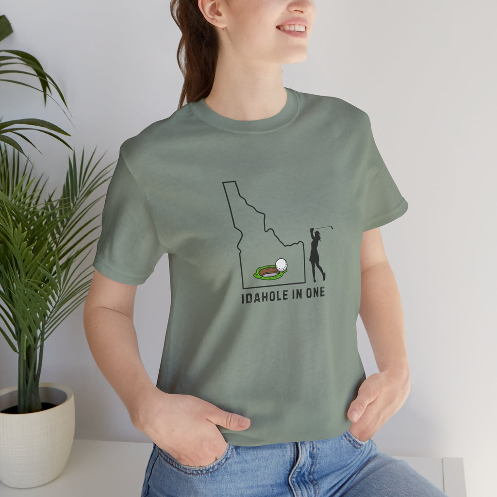 Idahole in One Women's Golf T-Shirt