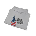 Idaho American Beauty Hoodie with Sleeve Logo
