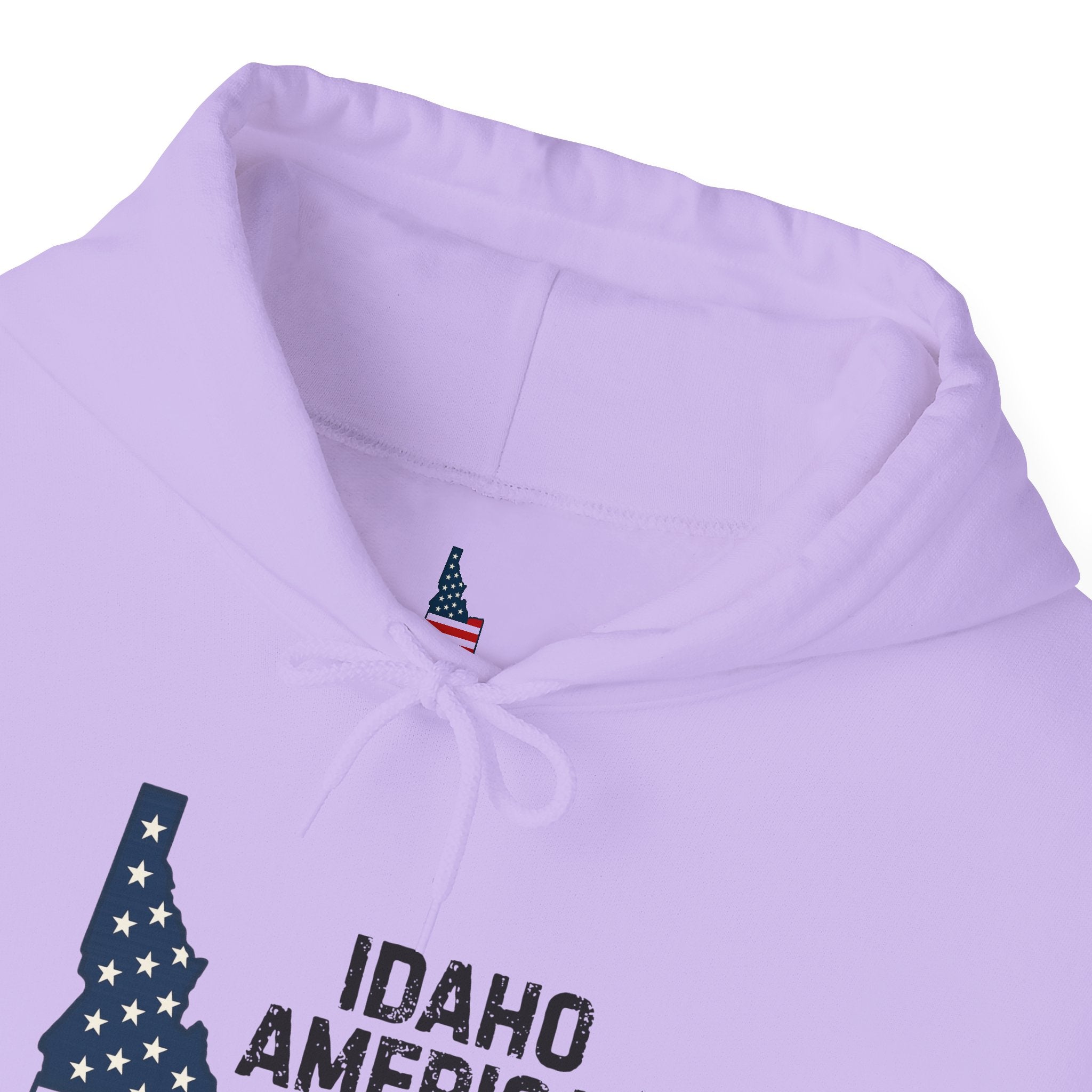 'Idaho American Patriot' Hoodie with Sleeve Logo