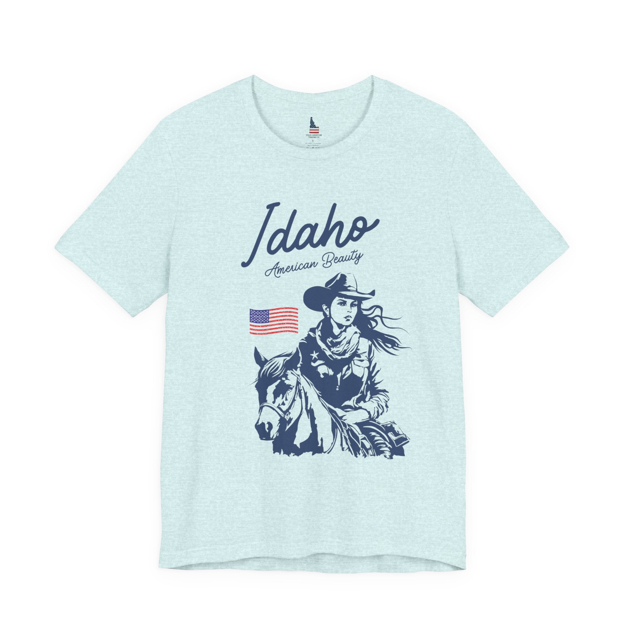 Idaho American Beauty Cowgirl Western T-Shirt