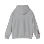 'Idaho American Patriot State of Mind' Hoodie with Sleeve Logo