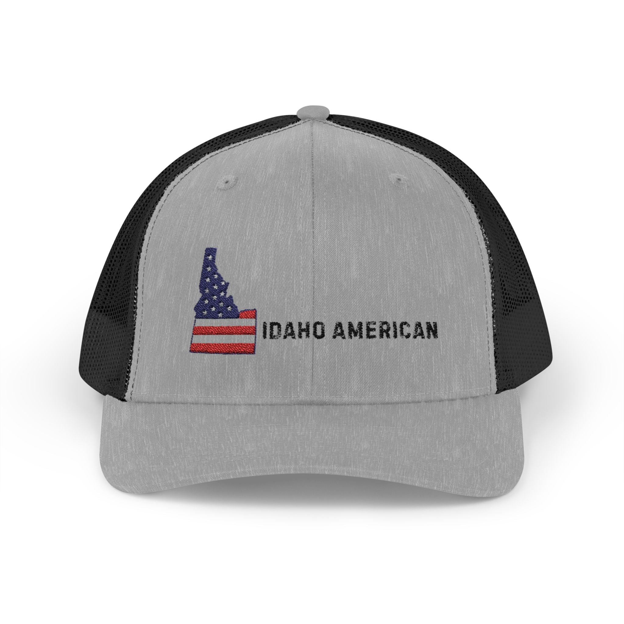 'Idaho American' Embroidered Snapback Trucker Cap