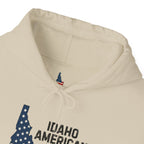 Idaho American Beauty Hoodie with Sleeve Logo