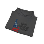 'Idaho American Patriot' Hoodie with Sleeve Logo