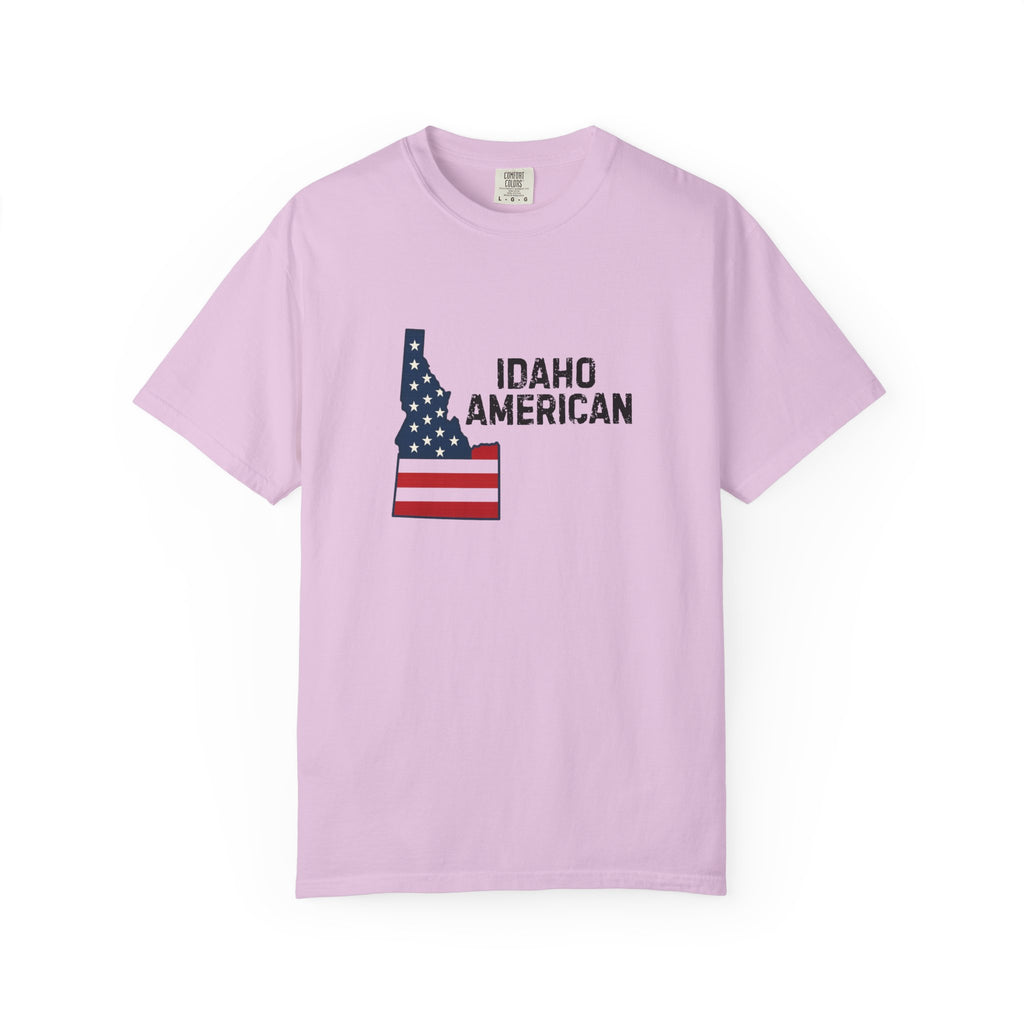 Idaho American T-Shirt with Logo on Back