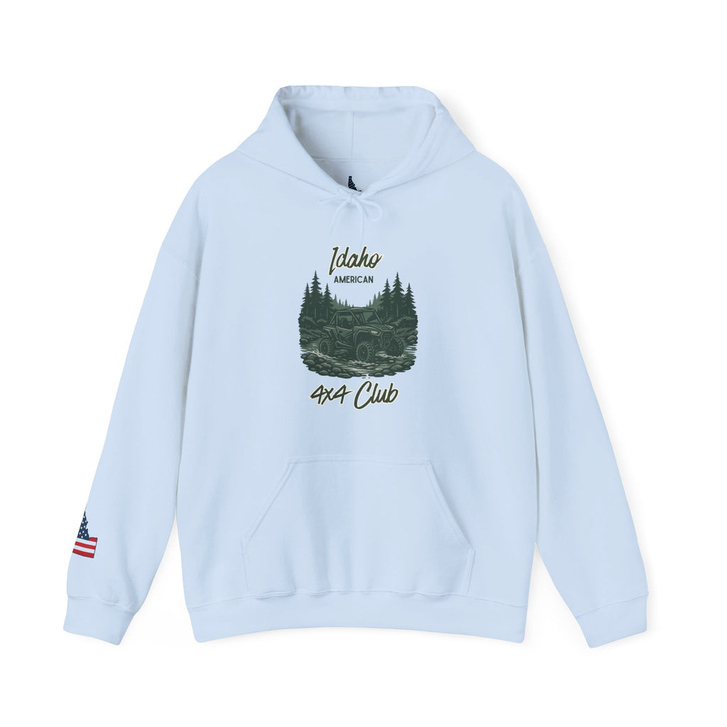 Idaho American 4x4 Club Hoodie with Sleeve Logo