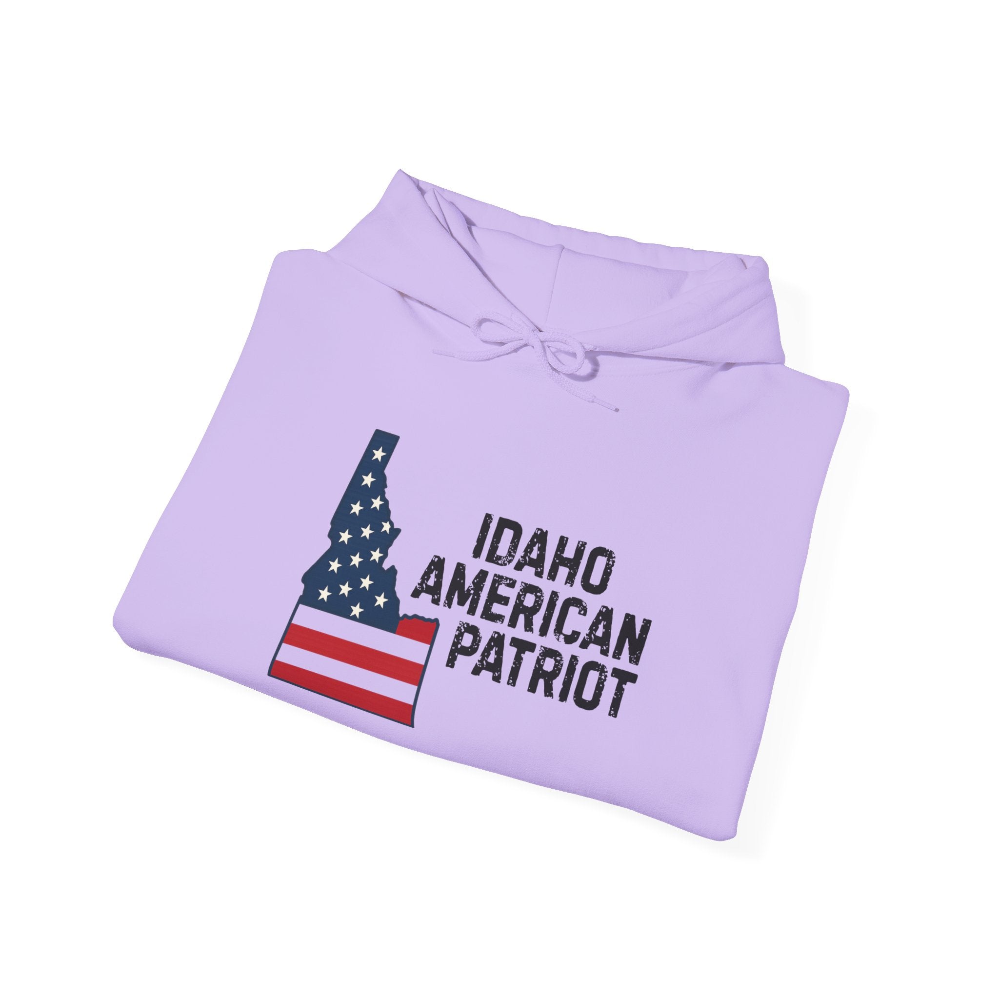 'Idaho American Patriot' Hoodie with Sleeve Logo