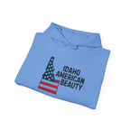 Idaho American Beauty Hoodie with Sleeve Logo