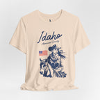 Idaho American Beauty Cowgirl Western T-Shirt