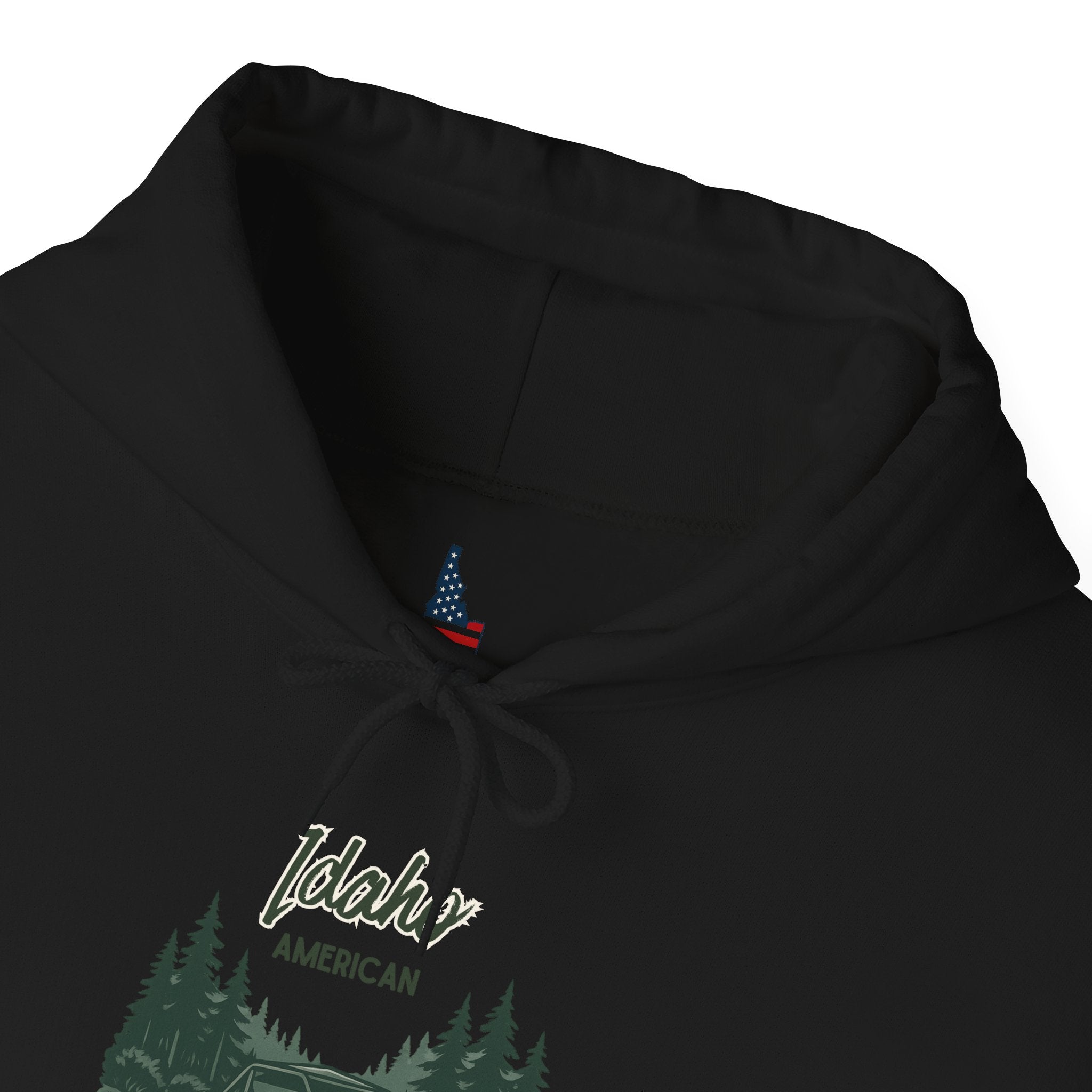 Idaho American 4x4 Club Hoodie with Sleeve Logo