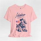 Idaho American Beauty Cowgirl Western T-Shirt