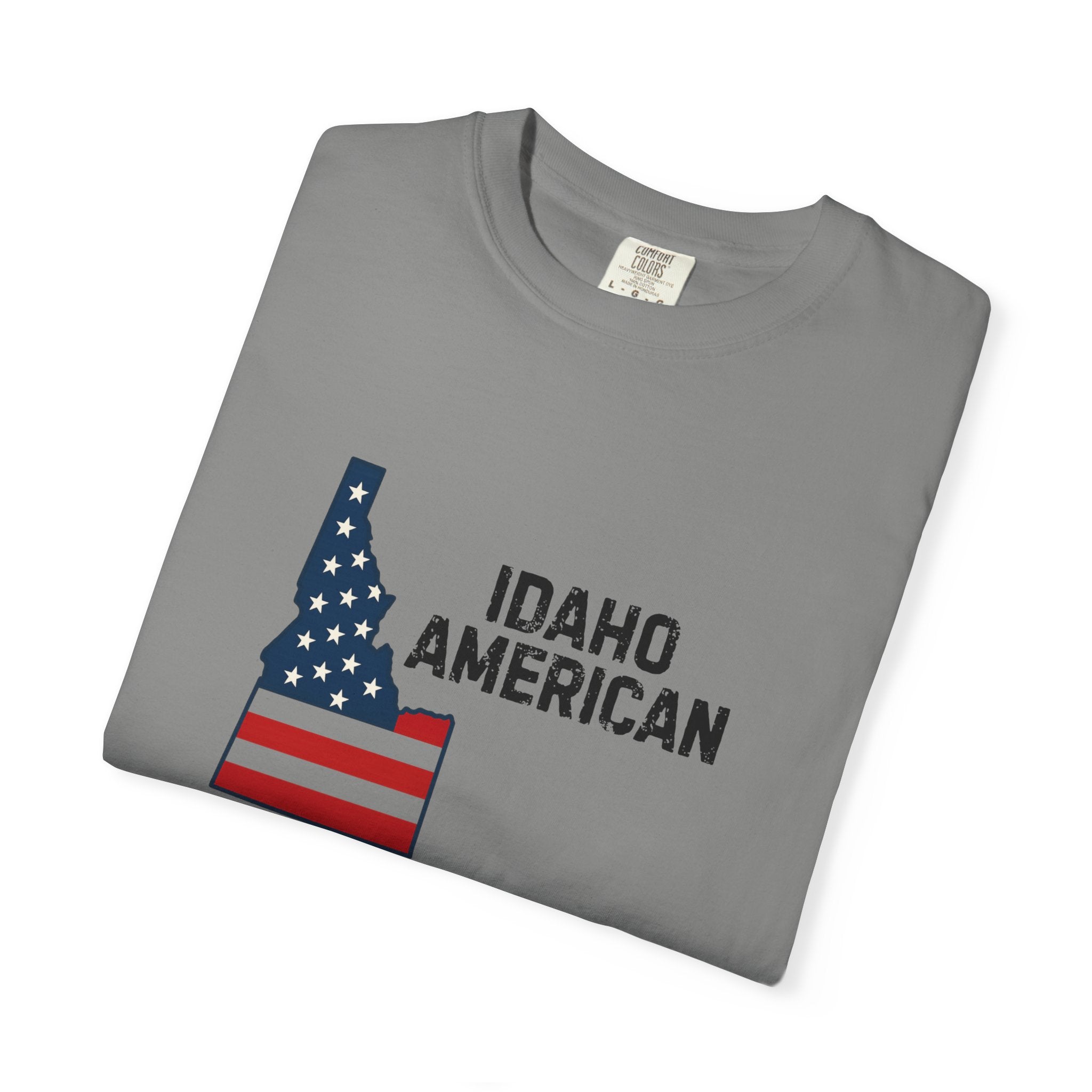 Idaho American T-Shirt with Logo on Back