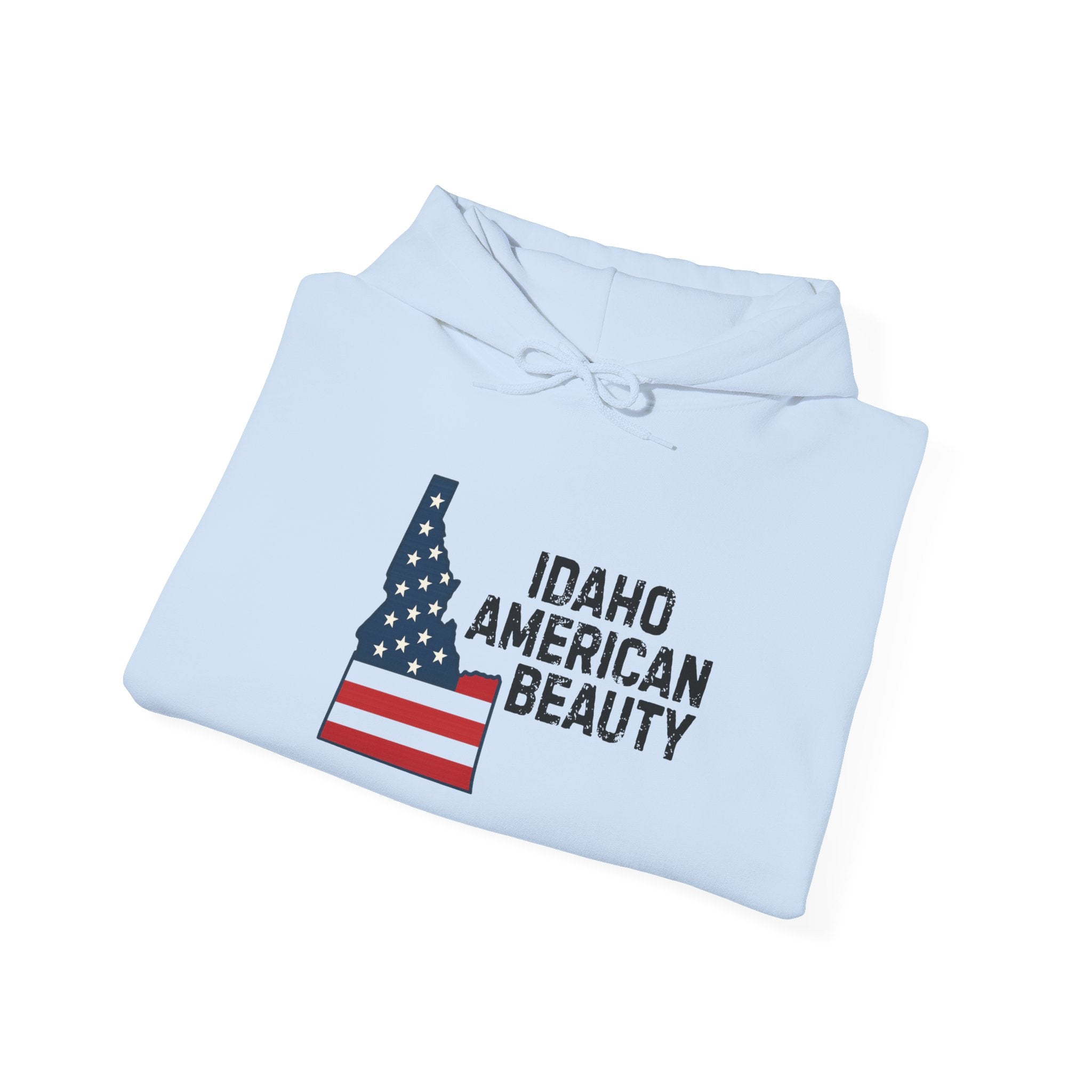 Idaho American Beauty Hoodie with Sleeve Logo