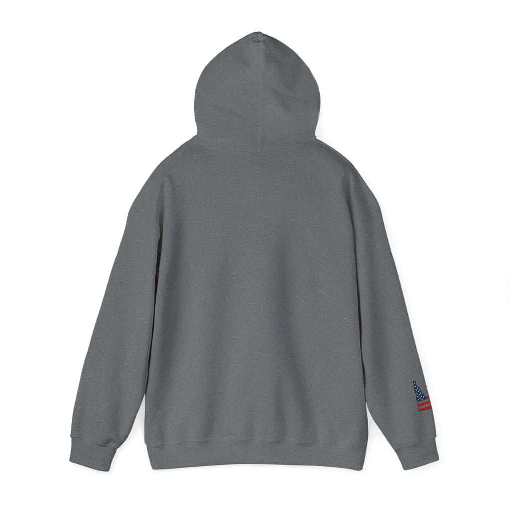 'Idaho American' Hoodie with Sleeve Logo
