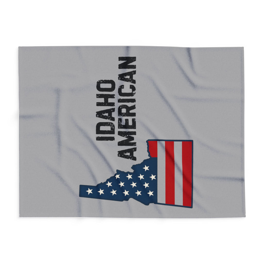 Idaho American Fleece Throw Blanket